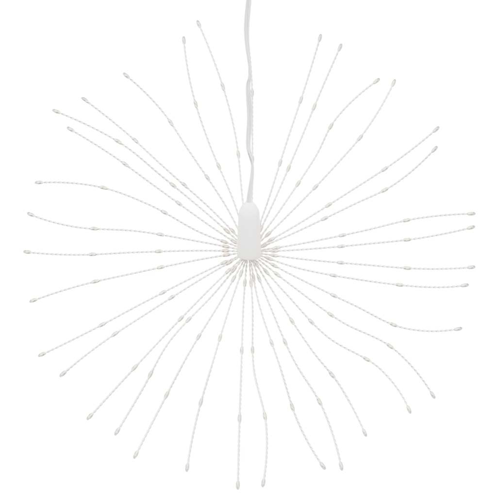 vidaXL Weihnachtsbeleuchtung Feuerwerk 140 LEDs Warmweiß 17 cm