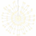 vidaXL Weihnachtsbeleuchtungen Feuerwerk 4 Stk. 140 LEDs Warmweiß 17cm