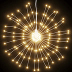 vidaXL Weihnachtsbeleuchtungen Feuerwerk 4 Stk. 140 LEDs Warmweiß 17cm