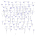 vidaXL Weihnachts-Eiszapfen-Licht 200 LEDs Kaltweiß 20 m Acryl PVC