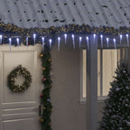 vidaXL Weihnachts-Eiszapfen-Licht 200 LEDs Kaltweiß 20 m Acryl PVC