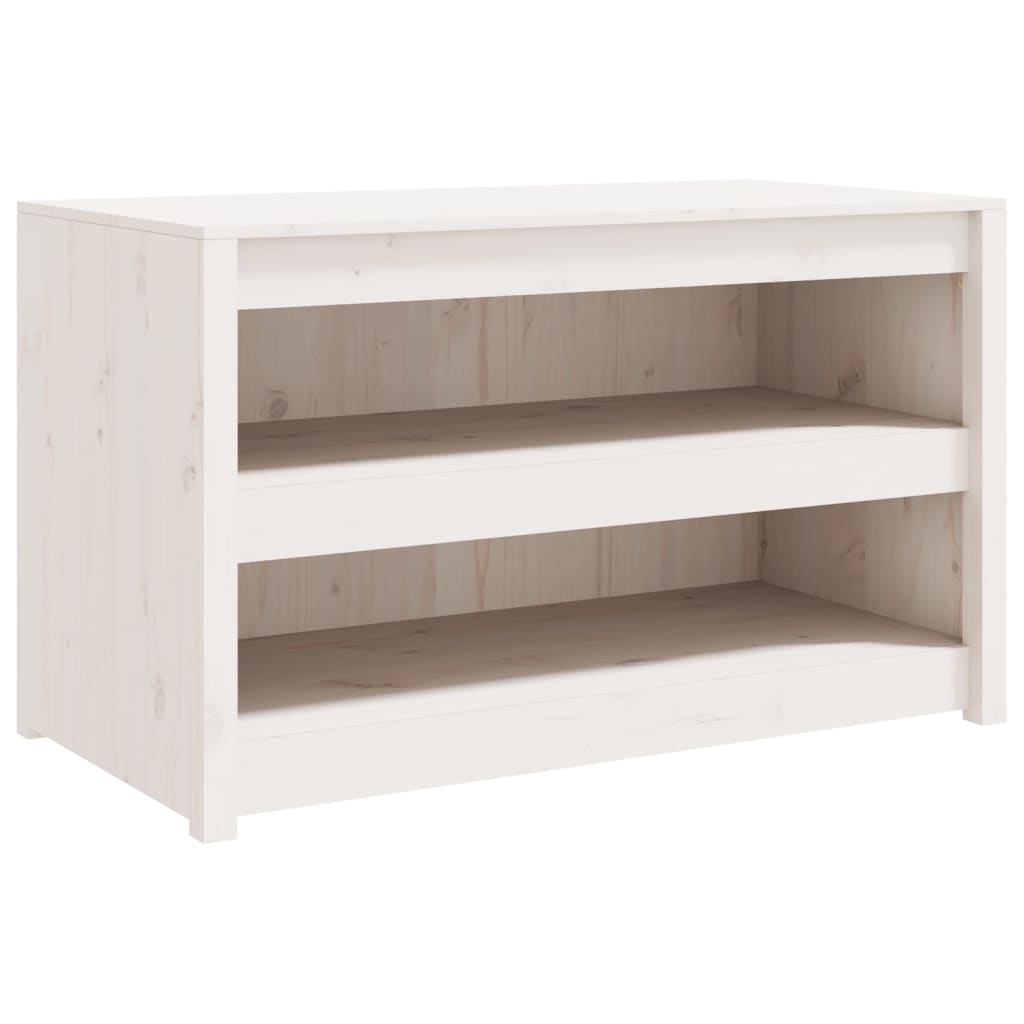 vidaXL Outdoor-Küchenschränke MEPPEL 2 Stk. Weiß Massivholz Kiefer