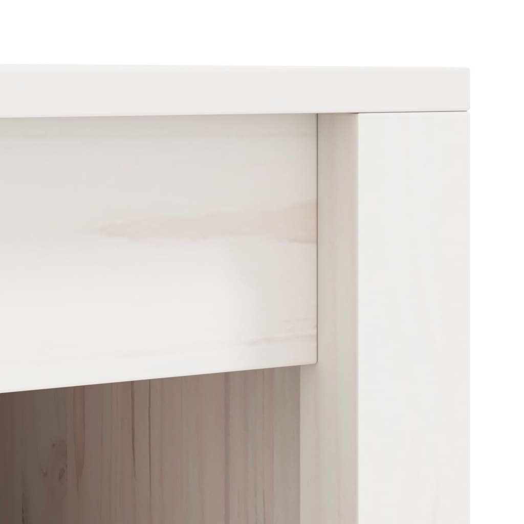 vidaXL Outdoor-Küchenschränke MEPPEL 2 Stk. Weiß Massivholz Kiefer