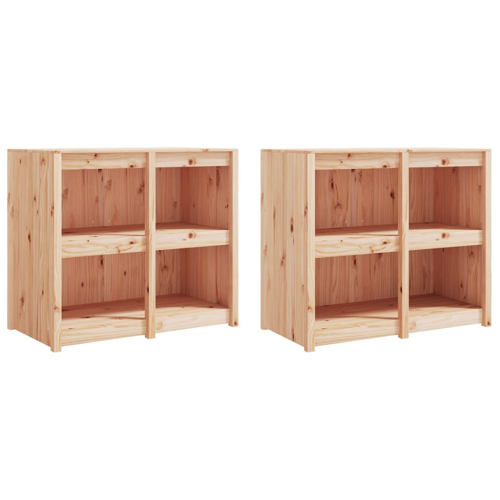vidaXL Outdoor-Küchenschränke MEPPEL 3 Stk. Massivholz Kiefer