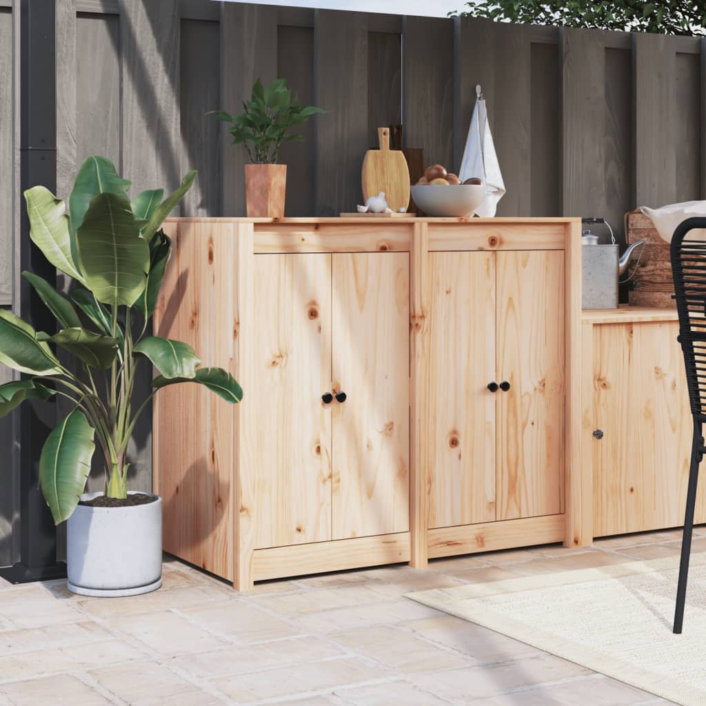 vidaXL Outdoor-Küchenschrank MEPPEL  Massivholz Kiefer