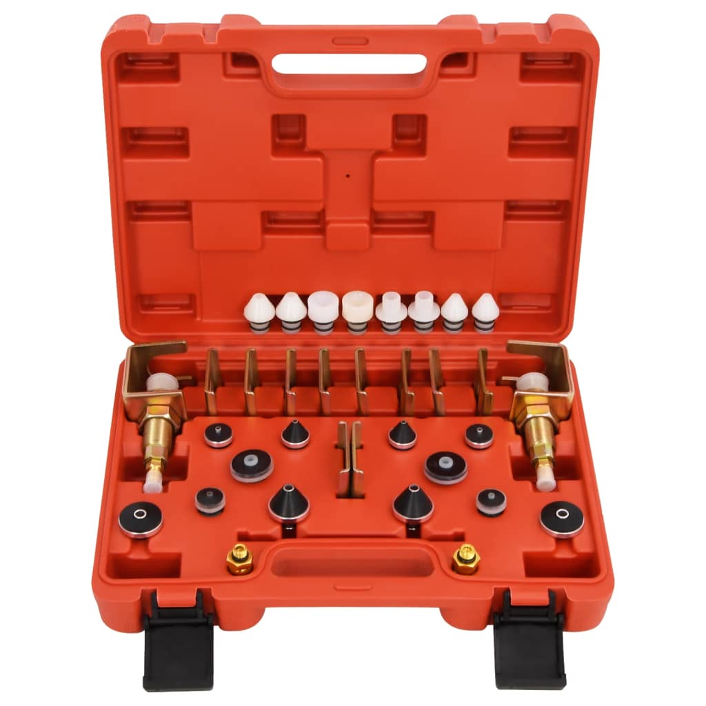 vidaXL Kühlsystemtester Set Rot 36x27x9 cm