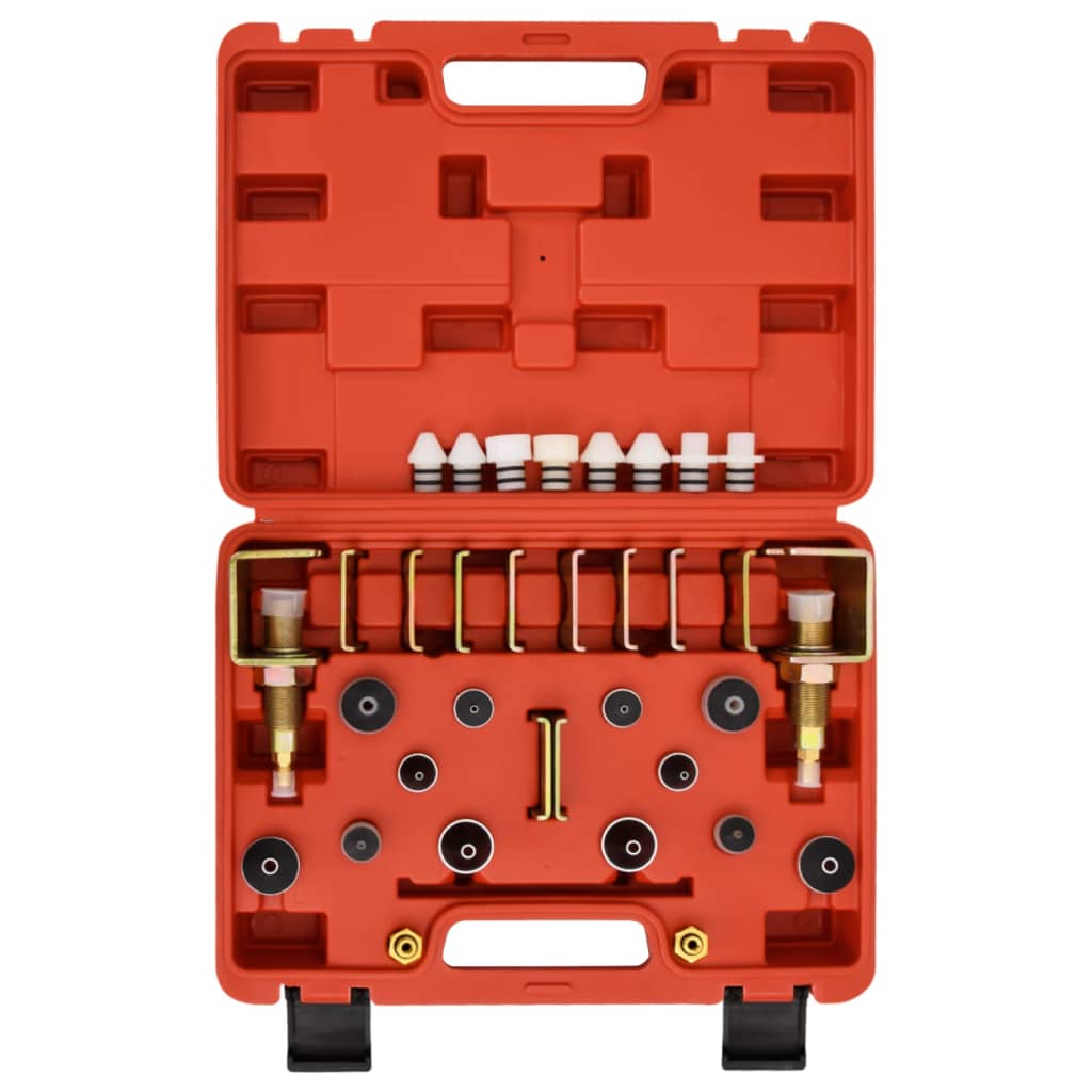 vidaXL Kühlsystemtester Set Rot 36x27x9 cm