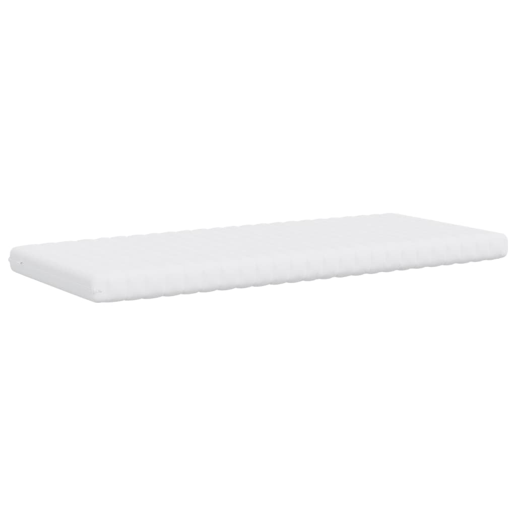 vidaXL Schaumstoffmatratze Weiß 80x200 cm 7-Zonen Härtegrad 20 ILD