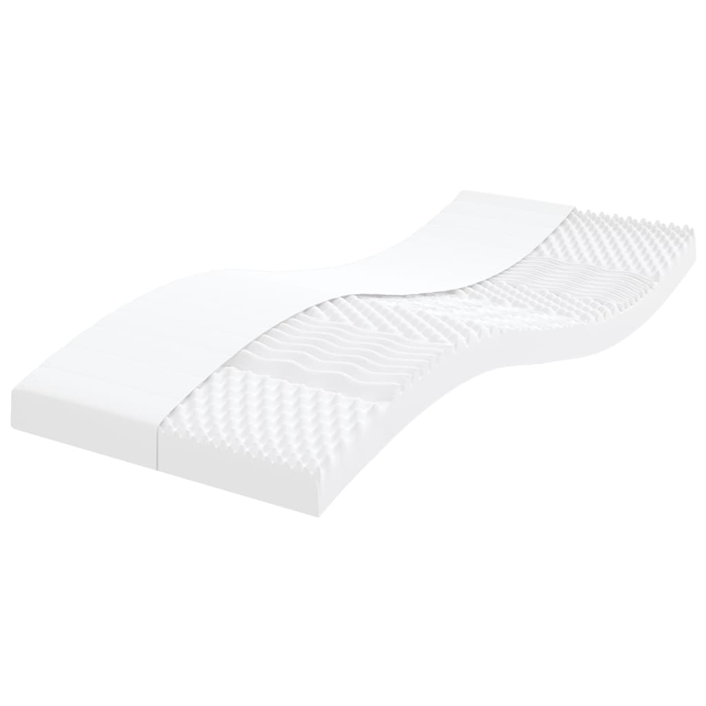 vidaXL Schaumstoffmatratzen 2 Stk. 80x200 cm 7-Zonen Härtegrad 20 ILD