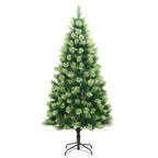 vidaXL Künstlicher Weihnachtsbaum Klappbar mit Ständer 150 cm