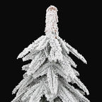 vidaXL Künstlicher Weihnachtsbaum Beschneit 210 cm