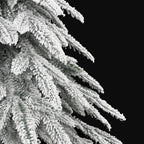 vidaXL Künstlicher Weihnachtsbaum Beschneit 210 cm