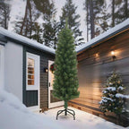 vidaXL Weihnachtsbaum Schlank mit Ständer 270 cm PVC