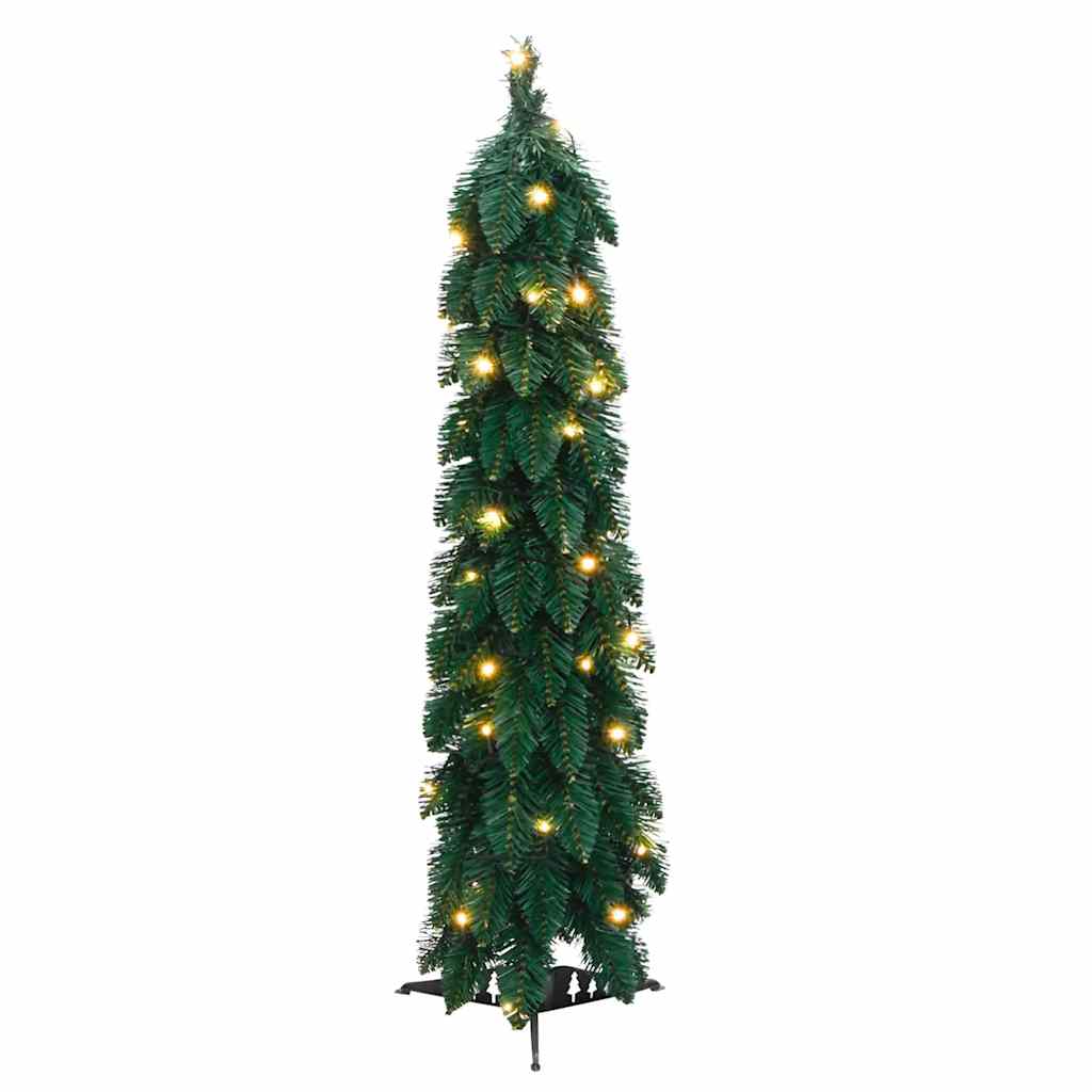 vidaXL Künstlicher Weihnachtsbaum mit Beleuchtung 45 LEDs 90 cm