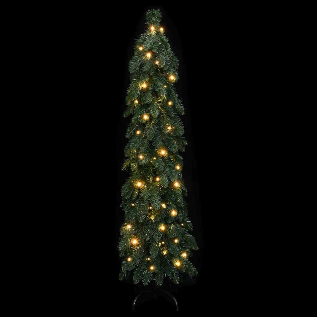 vidaXL Künstlicher Weihnachtsbaum mit Beleuchtung 60 LEDs 120 cm