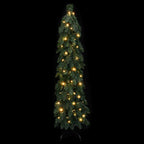 vidaXL Künstlicher Weihnachtsbaum mit Beleuchtung 60 LEDs 120 cm