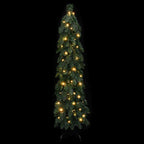 vidaXL Künstlicher Weihnachtsbaum mit Beleuchtung 80 LEDs 150 cm