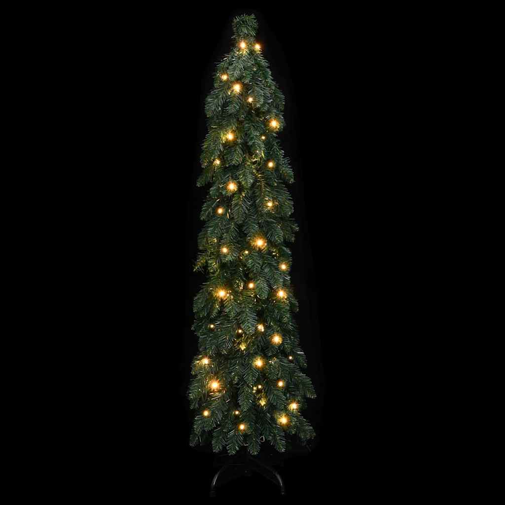 vidaXL Künstlicher Weihnachtsbaum mit Beleuchtung 80 LEDs 150 cm
