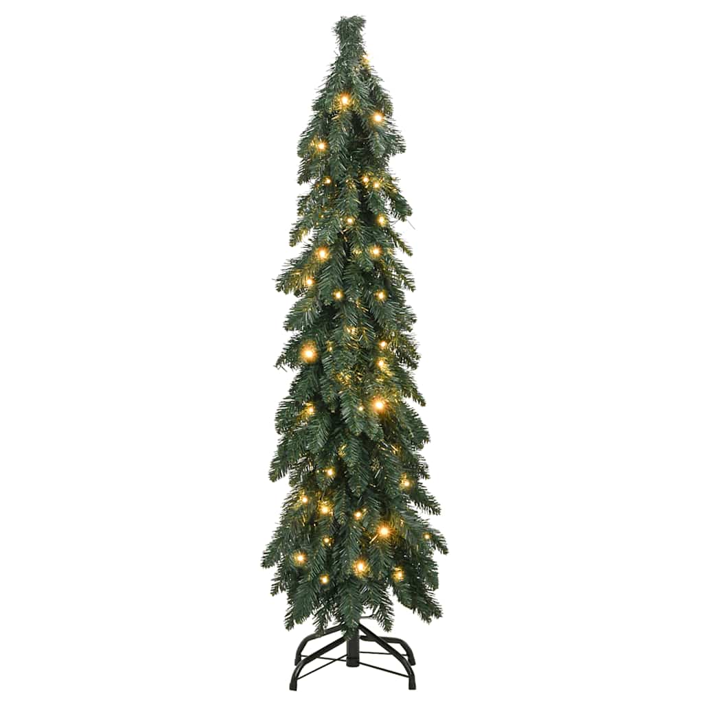 vidaXL Künstlicher Weihnachtsbaum mit Beleuchtung 80 LEDs 150 cm