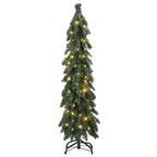 vidaXL Künstlicher Weihnachtsbaum mit Beleuchtung 80 LEDs 150 cm