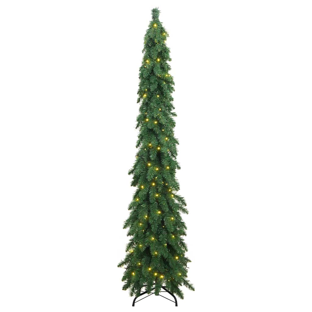 vidaXL Künstlicher Weihnachtsbaum mit Beleuchtung 100 LEDs 180 cm