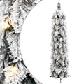 vidaXL Künstlicher Weihnachtsbaum Beleuchtung & Schnee 30 LEDs 60 cm
