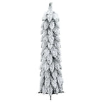 vidaXL Künstlicher Weihnachtsbaum Beleuchtung & Schnee 45 LEDs 90 cm