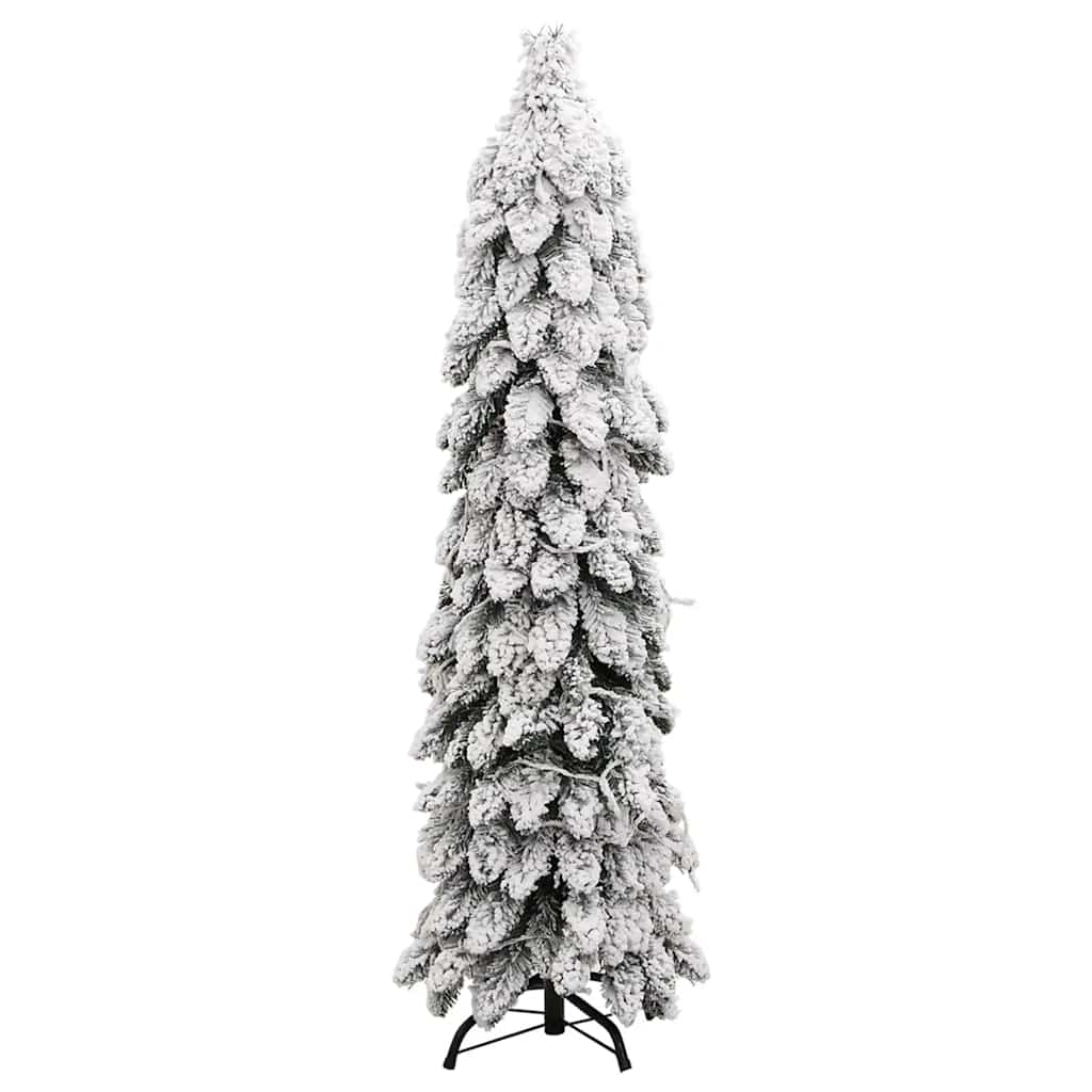 vidaXL Künstlicher Weihnachtsbaum Beleuchtung & Schnee 60 LEDs 120 cm