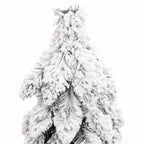vidaXL Künstlicher Weihnachtsbaum Beleuchtung & Schnee 60 LEDs 120 cm