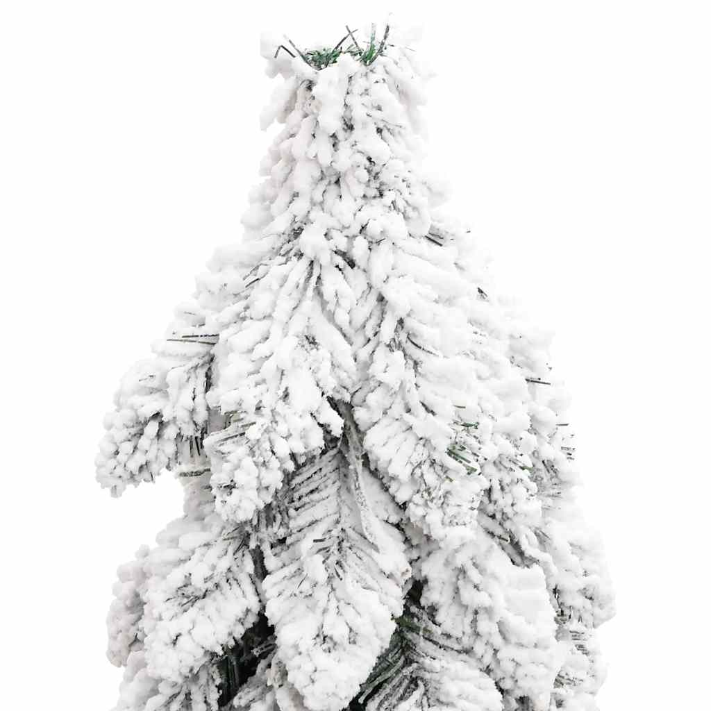 vidaXL Künstlicher Weihnachtsbaum Beleuchtung & Schnee 60 LEDs 120 cm