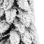 vidaXL Künstlicher Weihnachtsbaum Beleuchtung & Schnee 60 LEDs 120 cm
