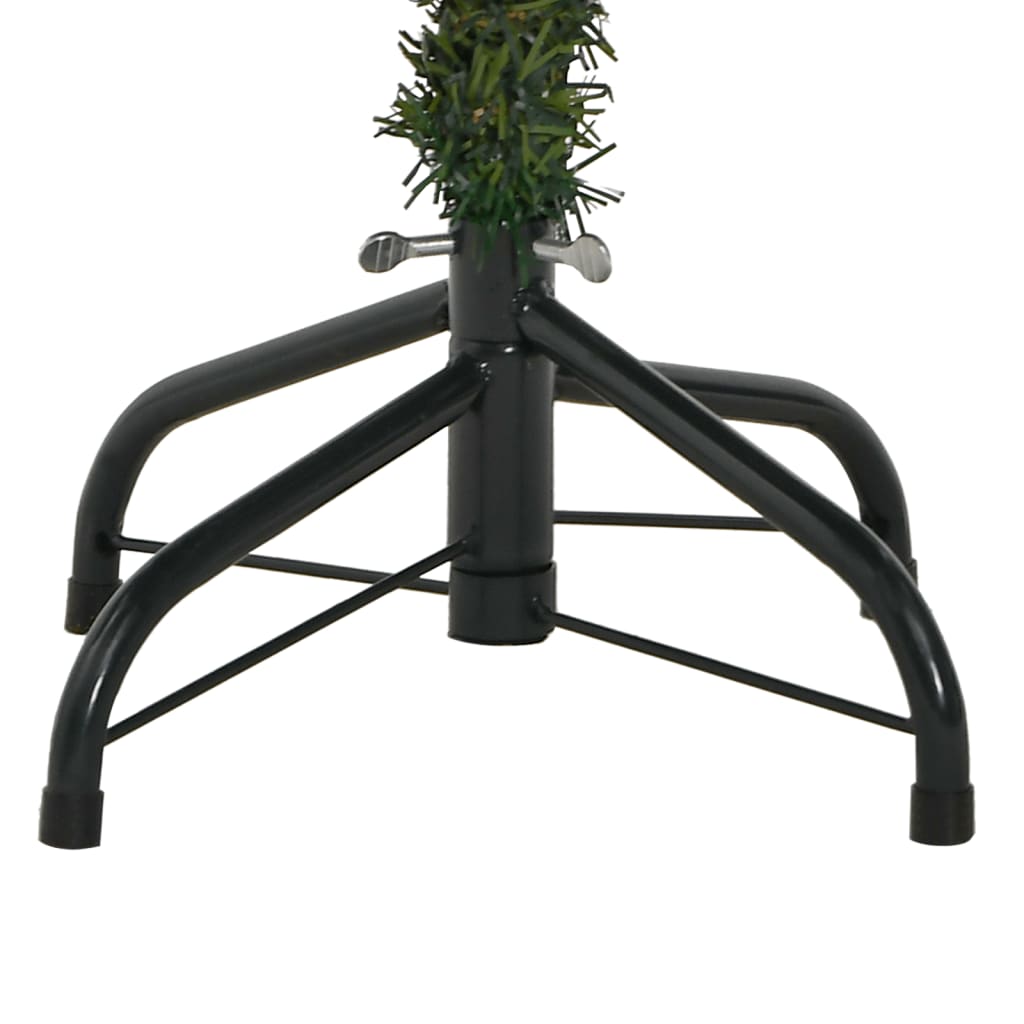 vidaXL Künstlicher Weihnachtsbaum Klappbar mit Zapfen 120 cm