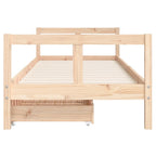 vidaXL Kinderbett mit Schubladen 80x200 cm Massivholz Kiefer