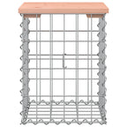 vidaXL Gartenbank aus Gabionen 33x31x42 cm Massivholz Douglasie