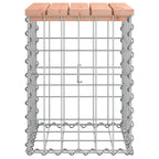 vidaXL Gartenbank aus Gabionen 33x31x42 cm Massivholz Douglasie