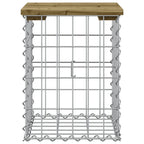 vidaXL Gartenbank aus Gabionen 33x31x42 cm Kiefernholz Imprägniert