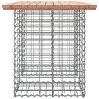 vidaXL Gartentisch aus Gabionen 100x70x72 cm Massivholz Douglasie