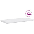 vidaXL Tagesbett Ausziehbar mit Matratze Hellgrau 80x200 cm Stoff