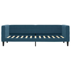 vidaXL Tagesbett mit Matratze Blau 80x200 cm Samt