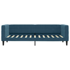 vidaXL Tagesbett Ausziehbar Blau 80x200 cm Samt