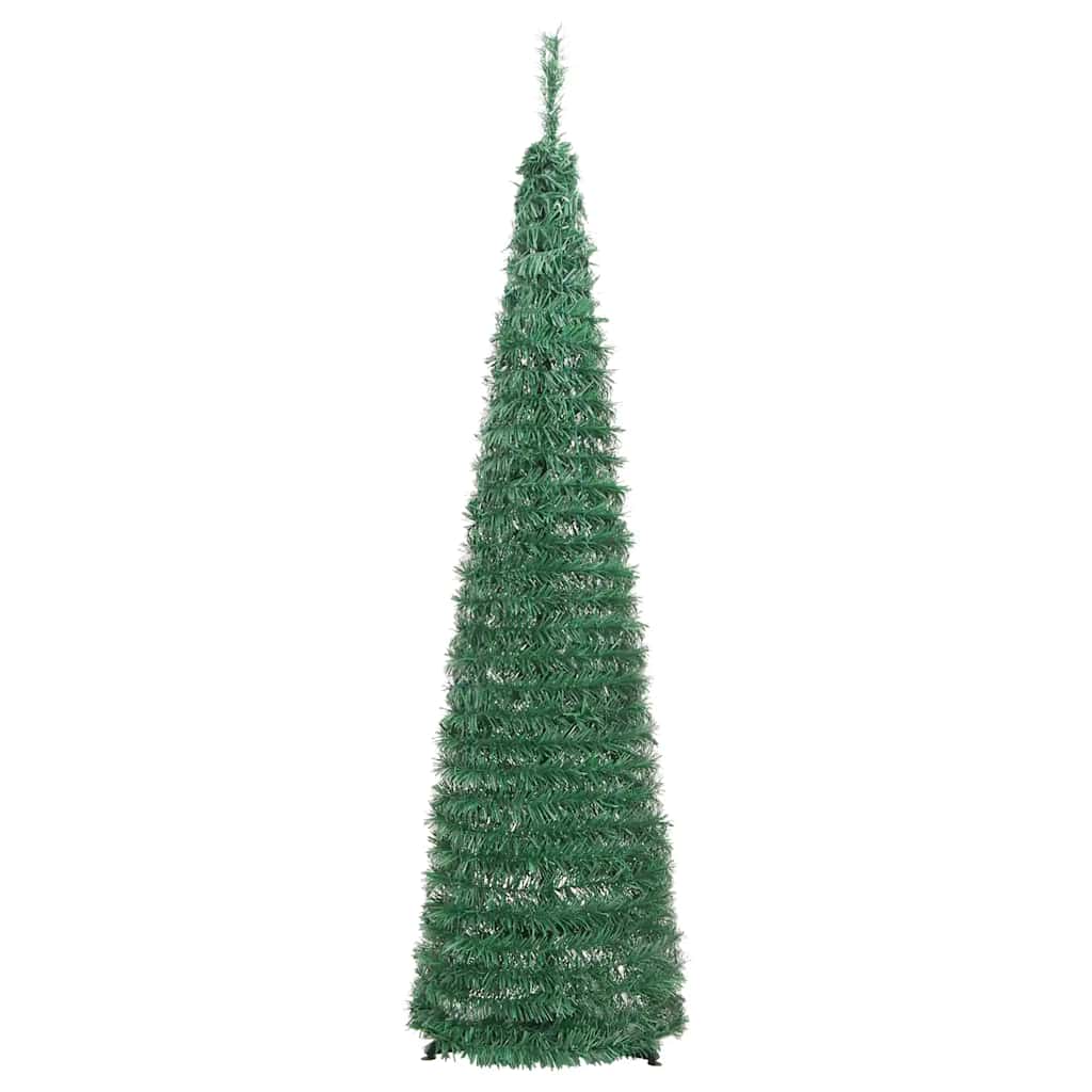 vidaXL Pop-Up-Weihnachtsbaum Künstlich 50 LEDs Grün 120 cm