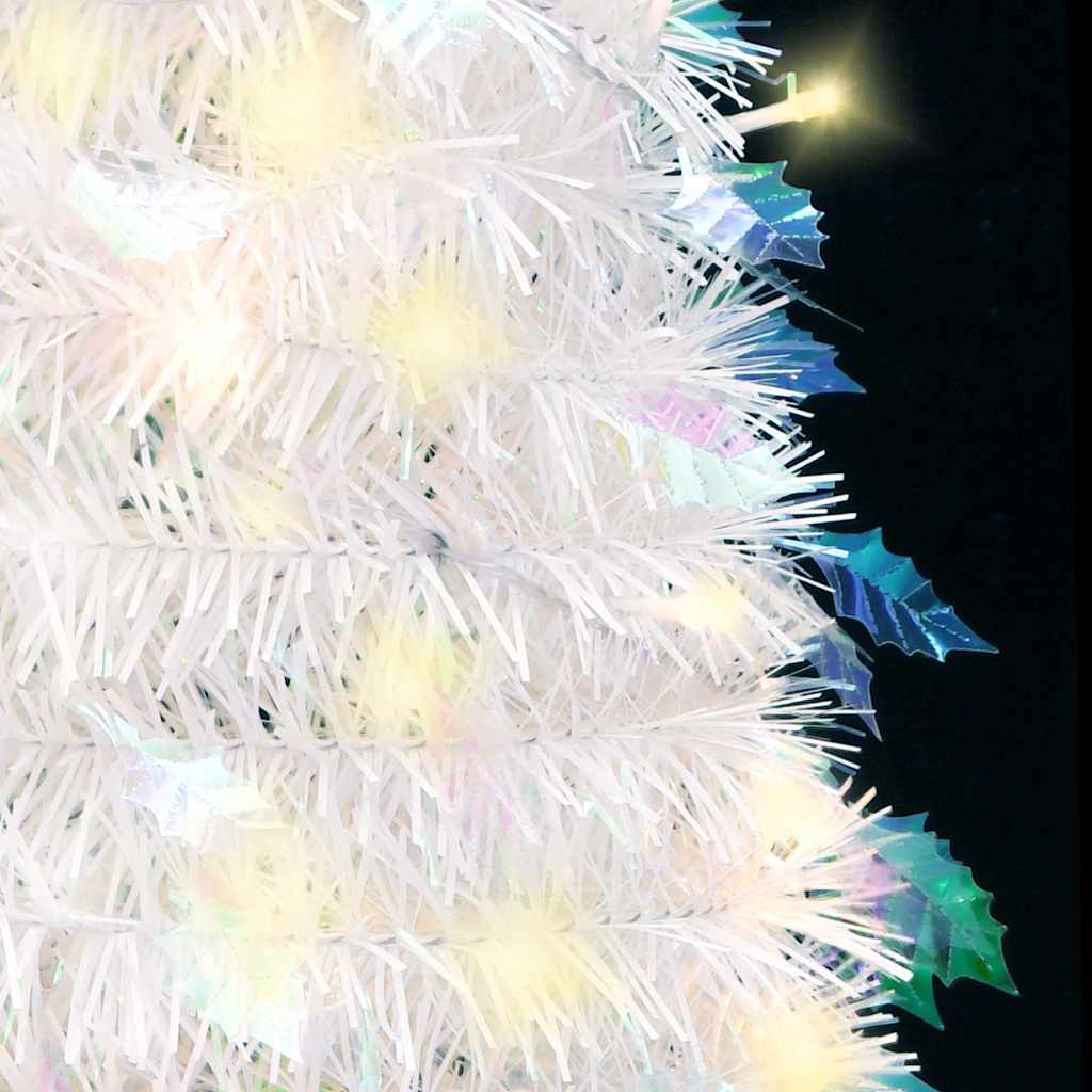 vidaXL Pop-Up-Weihnachtsbaum Künstlich 200 LEDs Weiß 210 cm