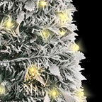 vidaXL Pop-Up-Weihnachtsbaum Künstlich Beschneit 50 LEDs 120 cm