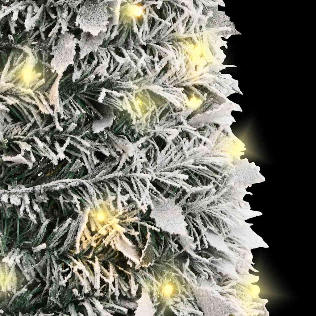 vidaXL Pop-Up-Weihnachtsbaum Künstlich Beschneit 50 LEDs 120 cm