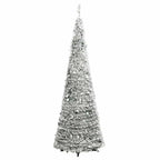 vidaXL Pop-Up-Weihnachtsbaum Künstlich Beschneit 150 LEDs 180 cm