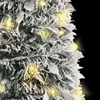 vidaXL Pop-Up-Weihnachtsbaum Künstlich Beschneit 200 LEDs 210 cm