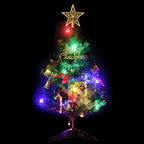 vidaXL Künstlicher Mini-Weihnachtsbaum mit Beleuchtung 20 LEDs 45 cm