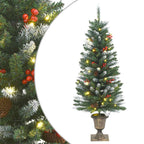 vidaXL 4-tlg. Türschmuck-Set für Weihnachten PVC