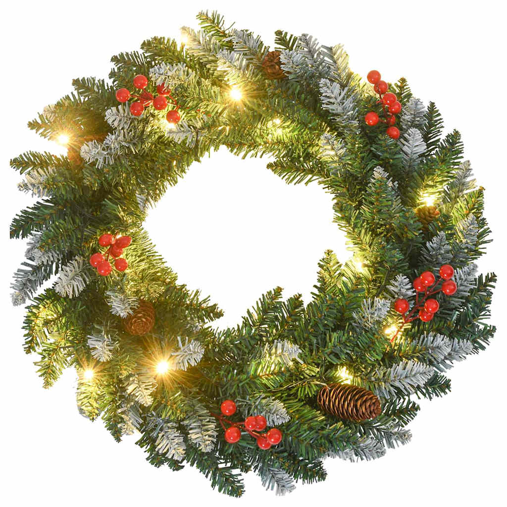 vidaXL 4-tlg. Türschmuck-Set für Weihnachten PVC
