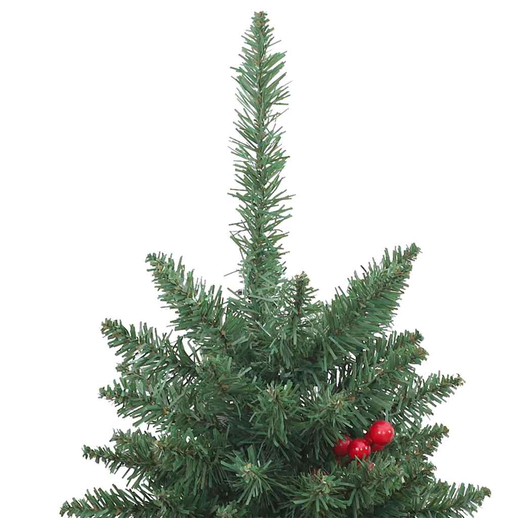 vidaXL Künstliche Weihnachtsbäume 2 Stk. 100 LEDs Grün 120 cm